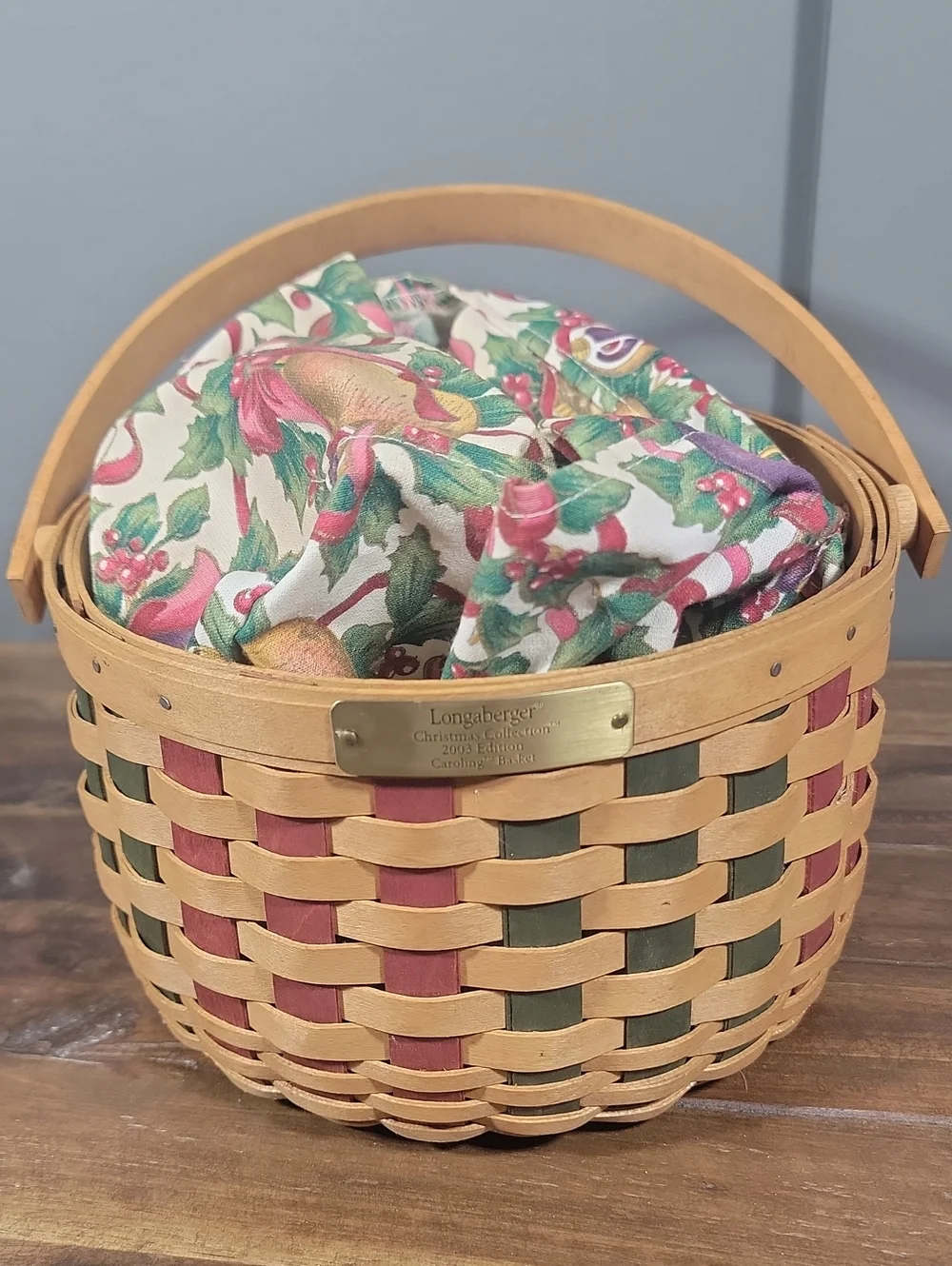 Vintage Longaberger Holiday Basket